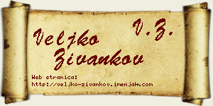 Veljko Živankov vizit kartica